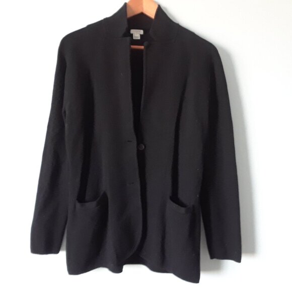 J Crew Cotton Cardigan Blazer M - Picture 3 of 9